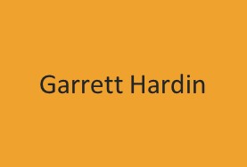 Garrett Hardin: La supervivencia humana (ética medioambiental)